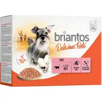 Briantos Delicious Paté 12 x 100 g - Storfe