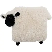 Bloomingville MINI Dolly bamse, hvit, polyester