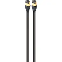 AudioQuest 1.5m RJ/E Pearl, 1,5 m, Cat7, RJ-45, RJ-45, Sort