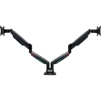 Kensington SmartFit One-Touch høydejusterbar dual skjermholder, svart