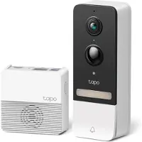 TP-LINK Tapo D230S1 videoringeklokkesett 5 MP 2560 x 1920 svart/hvit