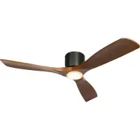 QAZQA Takvifte svart med tre 131,5 cm inkl. LED dimbar med fjernkontroll - Jerri