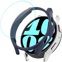 Mtp Products Enkay Samsung Galaxy Watch6 Deksel med Beskyttelsesglass - 40mm - Mørkeblå