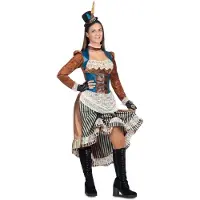 MOM Steampunk-kvinne Kostyme