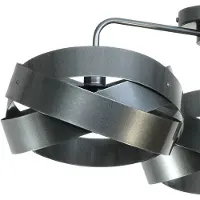 Domiluce Taklampe Tornado, antrasitt, 60 cm, 3 lyskilder