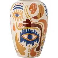 Bloomingville Horus vase D22xH32 cm steingods, flerfarget