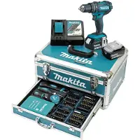 Makita DHP482RFX9 kombidrill 18 V 62 N·m 13 mm, 2x3,0 Ah + lader