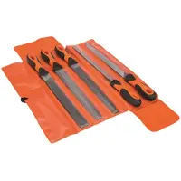 Bahco Sett Med Halvrund Rasp Hakket 250 Mm 5 Enheter