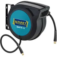 Hazet 9040N-13, Vegg-montert Hjul, Automatisk, Funksjonell, Sort, Blå, Plast, Polymer, Vegg-montert
