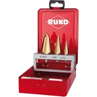 RUKO Hss-tin Borsett 3 Stykker