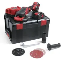 Flex Tools FLEX Supraflex SE 125 18,0-EC batteridrevet vinkelsliper, 5,0 Ah-sett