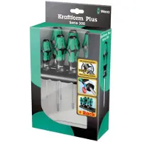 Wera 367/6 Torx Hf Kraftform Plus Skrutrekkersett 6 Stykker