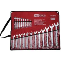 Ks Tools Sett Med Vinklede Ringnøkler 6-32 Mm 21 Stykker