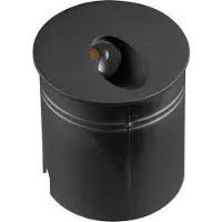 Mantra-Iluminacion LED-innfellingslampe Aspen IP65, rund, svart