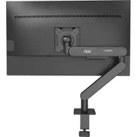 AOC AM400B skjermarm 17–34, 9 kg, klemme/gjennomgående feste, svart