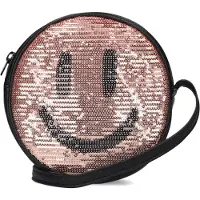 Molo Skulderveske - Glitter Smile Bag - Svart/Rosa - - OneSize - Skulderveske