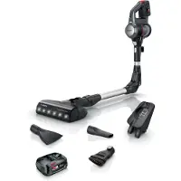 Bosch Unlimited 7 BBS712A - Støvsuger - pinne/håndholdt (2-i-1) - uten pose - uten kabel - antrasitt - 2 batterier, inkludert lader