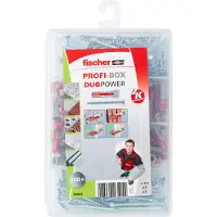Fischer Group 6/8 538622 Skrue-og Pluggboks 160 Enheter