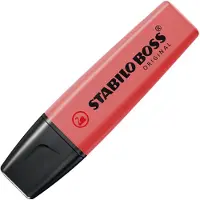 Stabilo Tekstmarker Boss Original rød - (10 stk.)