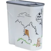 Curver tørrfôrbeholder katt - Hage-Design: opptil 2,5 kg tørrfôr (6 Liter)