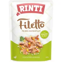 Rinti Filetto-pose i gelé 24 x 100 g - And med grønnsaker