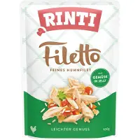 Rinti Filetto-pose i gelé 24 x 100 g - Kylling med grønnsaker