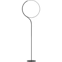 Kdln LED-gulvlampe Poise, svart, høyde 196 cm, dimmer