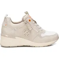 Refresh for woman. 17125802-HIELO Broken White Wedge Sneakers -Platform Height 5Cm (35), 1 to 3 cm, Zip, Casual