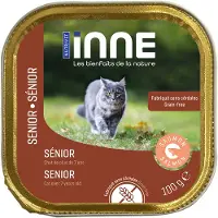 Nutrivet Inne Senior katt med laks - 16 x 100 g