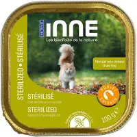 Nutrivet Inne Cat Sterilised 16 x 100 g - 16 x 100 g - Kylling