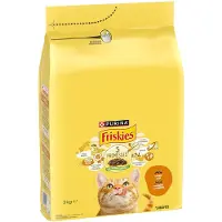 Friskies PURINA Adult Catmed kylling og grønnsaker - 3 x 3 kg