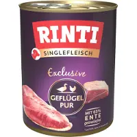 Rinti Singleprotein 6 x 800 g - Rent fjærkre