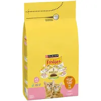 Friskies PURINA Junior Cat med kylling, kalkun og grønnsaker - 3 x 1,5 kg