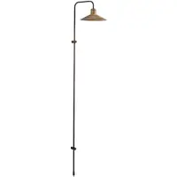 Bover vegglampe Platet A/05, svart/messingfarget, 142 cm