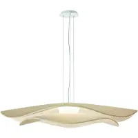 Bover LED-hengelampe Mediterrània S/105.2, hvit/kremfarget