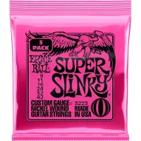 Ernie Ball 3223 Super Slinky Electric Guitar Strings 3 Pack (9 - 42)