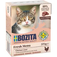 Bozita Tetra biter i saus 6 x 370 g - Kyllinglever