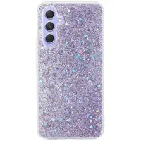 Mtp Products Samsung Galaxy A55 Glitter Flakes TPU-deksel - Lilla