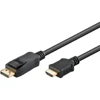 Pro DisplayPort 1.2 - HDMI 1.4 - 3m - Svart