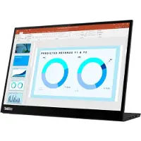 Lenovo ThinkVision M14d - LED-skjerm - 14" - portabel - 2240 x 1400 2.2K @ 60 Hz - IPS - 300 cd/m² - 1500:1 - 6 ms - 2xUSB-C - ravnsort