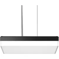 Bega RZB Flat Slim+ P DALI 43x43cm 41W antracitt/blank
