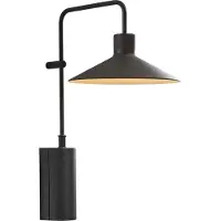 Bover Platet A01 utend LED-vegglampe sv skjermen