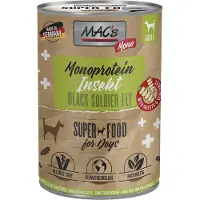 Mac'S Økonomipakke Mono insect våtfôr for hunder 6 x 375 g - Insekter