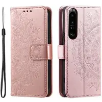 Mtp Products Sony Xperia 1 VI Mandala Series Lommebok-deksel - Roségull