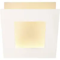 Mantra-Iluminacion LED-vegglampe Dalia, hvit, 22 x 22 cm, aluminium