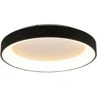 Mantra-Iluminacion Taklampe Niseko II CCT fjernkontroll, Ø 78 cm, svart