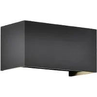 Mantra-Iluminacion Utendørs vegglampe Davos dobbel, grå, dimbar, aluminium