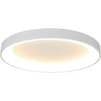 Mantra-Iluminacion Taklampe Niseko II, CCT, fjernkontroll, Ø 78 cm, hvit