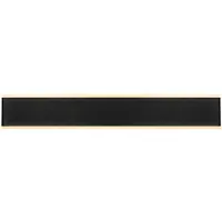 Mantra-Iluminacion Nelson LED-vegglampe, bredde 50,5 cm, svart, CCT, opp/ned