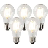 LUEDD Sett med 5 dimmbare E27 LED-pærer klar 7W 806 lm 2700K